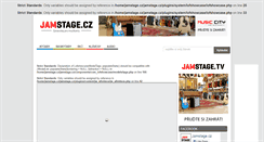 Desktop Screenshot of jamstage.cz